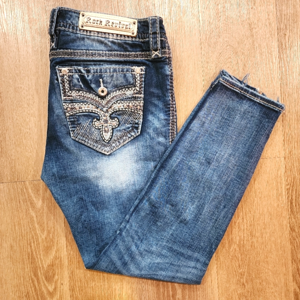 Rock Revival Skinny Jeans - Size 32